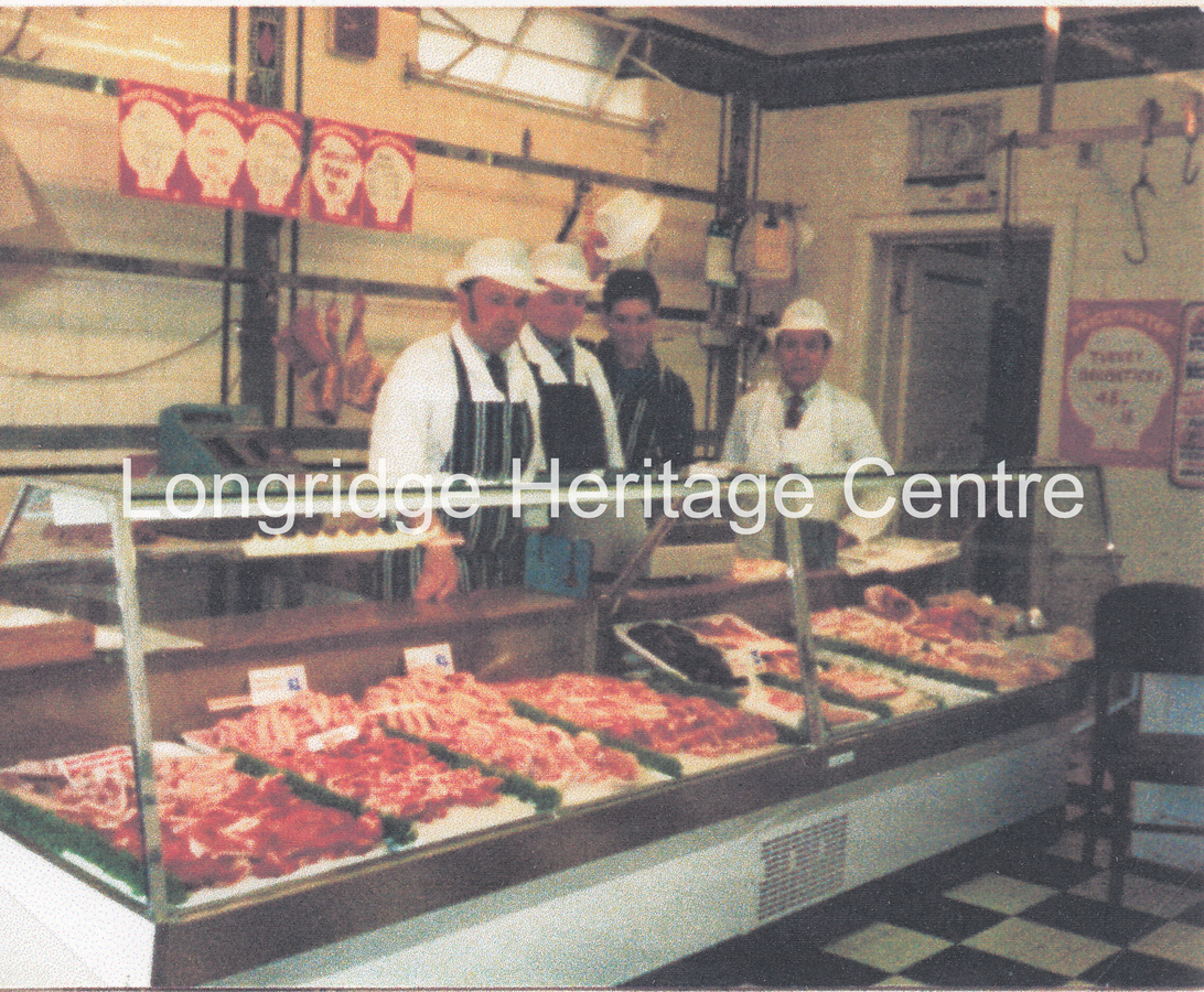 813B - Longridge Co-op - Co-op butchers counter - 1980